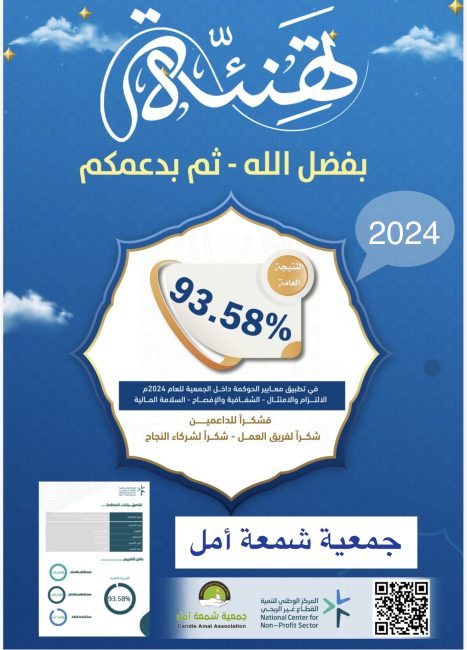 نتيجة حوكمة الجمعية 93.58٪ للعام 2024م 4 IMG 9473